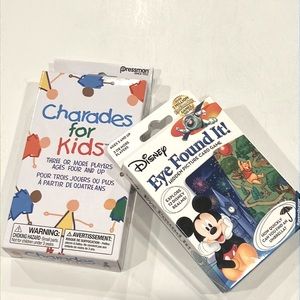 Charades for Kids & Disney I Found It! Card Games